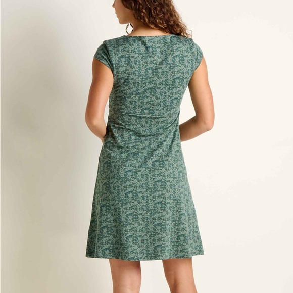 Toad&Co Teal Rosemarie Dress - Picture 8 of 9
